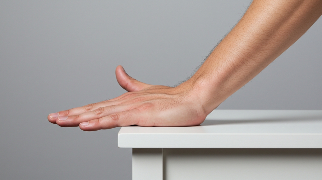 손을 잘못 짚거나 발을 헛디딤