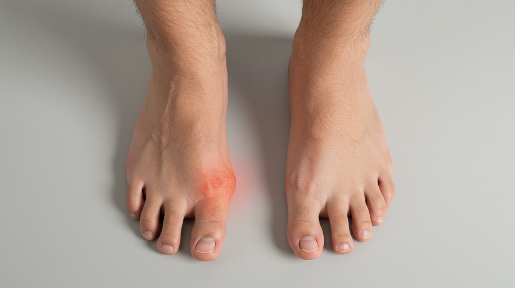 발 구조의 변형