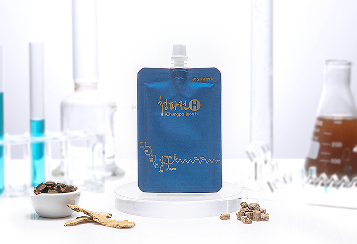 청파전 연구에 사용된 실험 도구와 약재 이미지